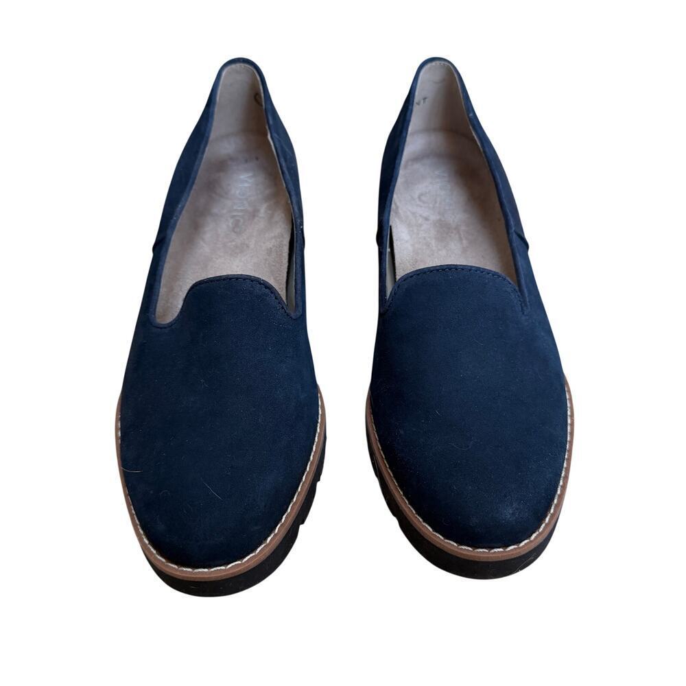 Vionic Willa Wedge Sandals – Navy Suede - Picture 7 of 14
